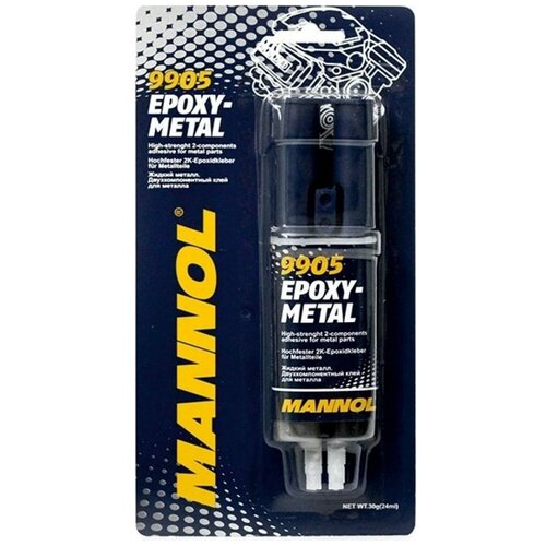 Клей MANNOL EPOXY METAL Жидкий металл 30 г 2404