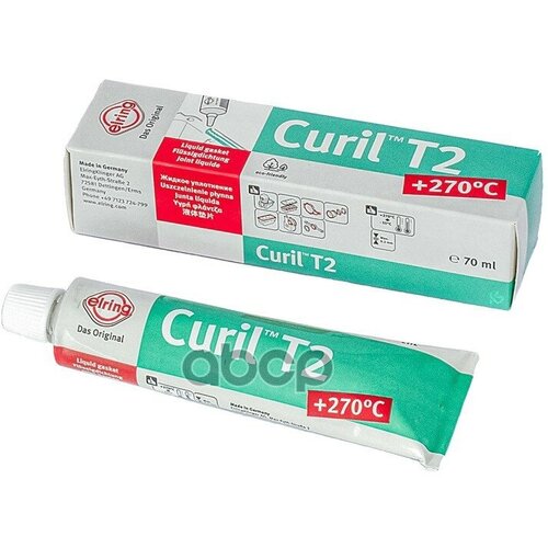 Герметик-Прокладка Зеленый Elring "Curil T2", 70Мл, Арт. 471.081 Elring арт. 471081