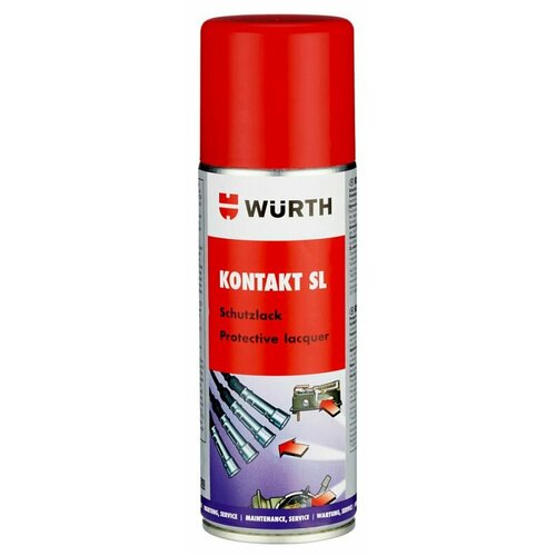 Лак для контактов SL спрей 270/200 мл, Wurth