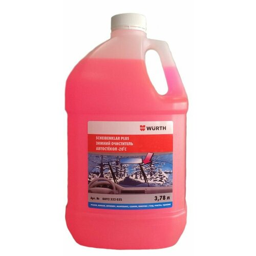 Очиститель автостекол зимний 20С 3,78Л