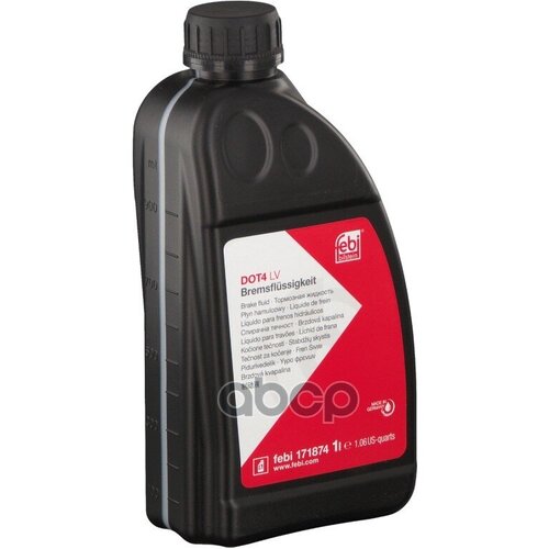 Жидкость Тормозная Febi Dot4 Lv Dot4 1 Л 171874 Febi арт. 171874