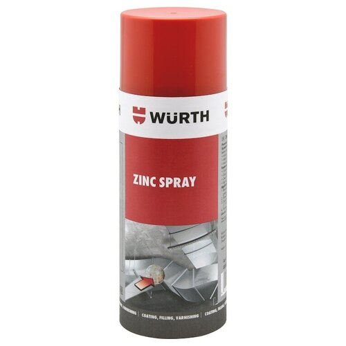 Wurth Цинк Спрей Серый 400МЛ 0893113120053 12 .