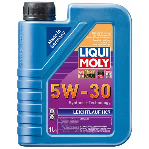 НС-синтетическое моторное масло LiquiMoly Leichtlauf HC 7 5W-30 1л(8541)