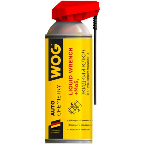 Жидкий Ключ С Дисульфидом Молибдена С Профессиональным Распылителем 2 В 1 Wog 52 WOG арт. WGC0306