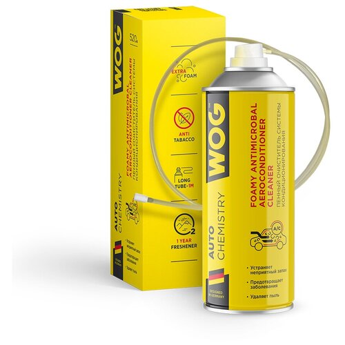 Очиститель Кондиционера Пенный Wog, 520 Мл. WOG арт. WGC0801