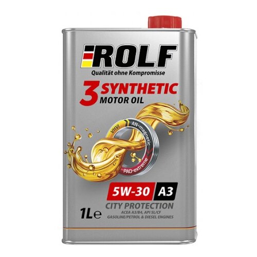 Моторное масло ROLF 3-synthetic 5W-30, 1 л