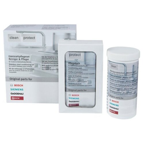 Набор средств для чистки и ухода за нержавеющей сталью Bosch 311140
