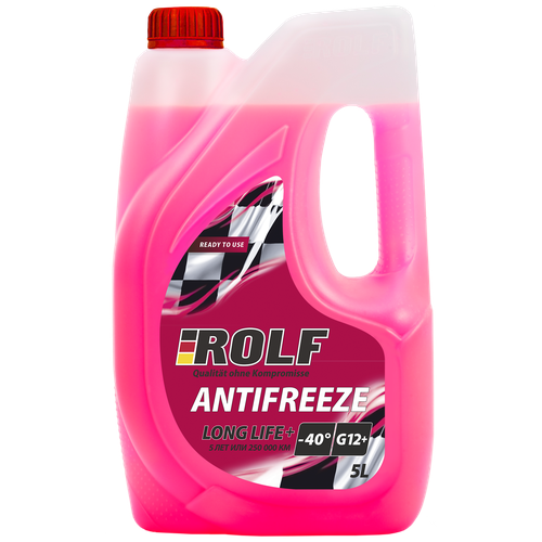 Антифриз G12+ Rolf Antifreeze Готовый 5л -40°с Красный ROLF арт. 70012
