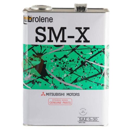MITSUBISHI Масло Моторное Полусинтетическое Mitsubishi Lubrolene Sm-X 5w-30 4л Mz102565b