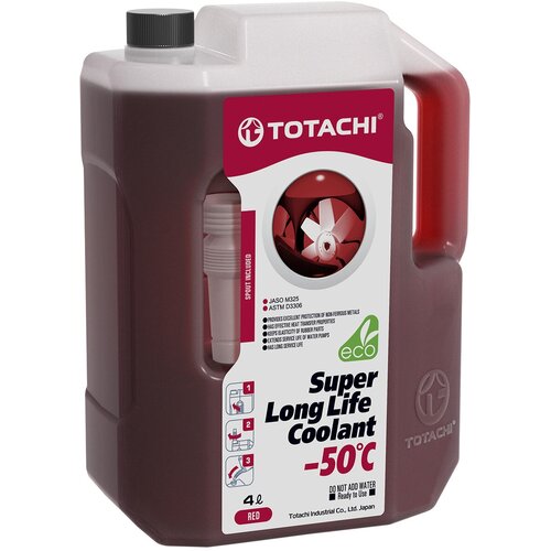 Охлаждающая Жидкость Totachi Super Llc Red -50c 4л TOTACHI арт. 41904