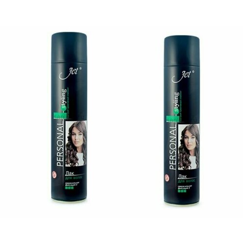 Сибиар Лак для волос Jet, Блеск и Фиксация, сверхсильная фиксация 3, 300 мл - 2 шт