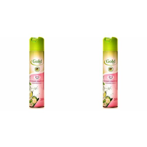 Сибиар Gold Wind освежитель воздуха Зеленый коктейль ,300 мл, 2 шт