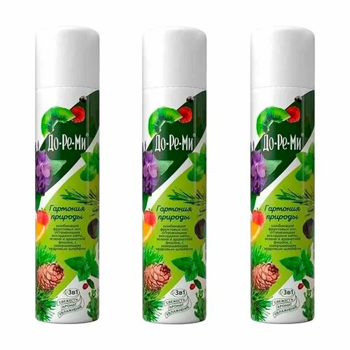 До-Ре-Ми Освежитель воздуха Гармония природы набор 3шт х 350мл.