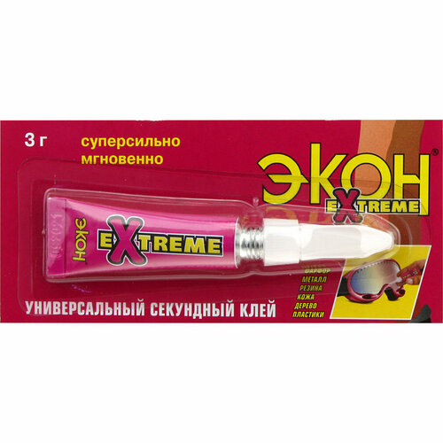 Клей секундный экон Экстрим 3г