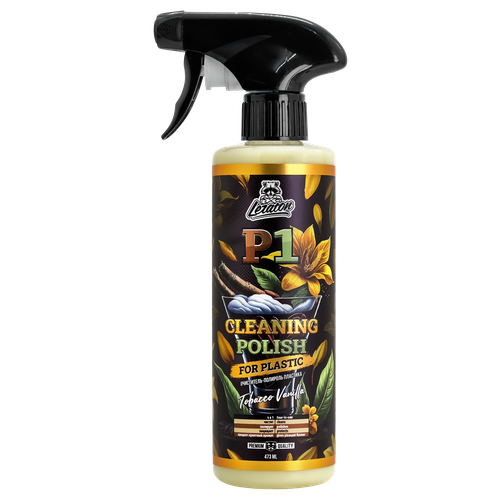 P1 TOBACCO VANILLA Очиститель полироль пластика LERATON 473мл