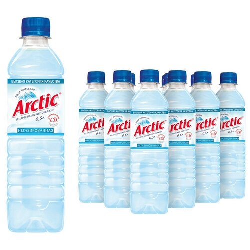 Вода питьевая Arctic негаз. 0,5л ПЭТ 12шт/уп
