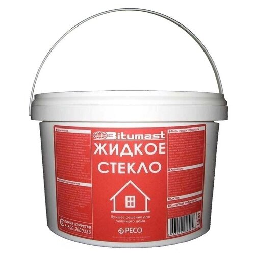 Битумаст стекло жидкое (15кг) / BITUMAST стекло жидкое (15кг)