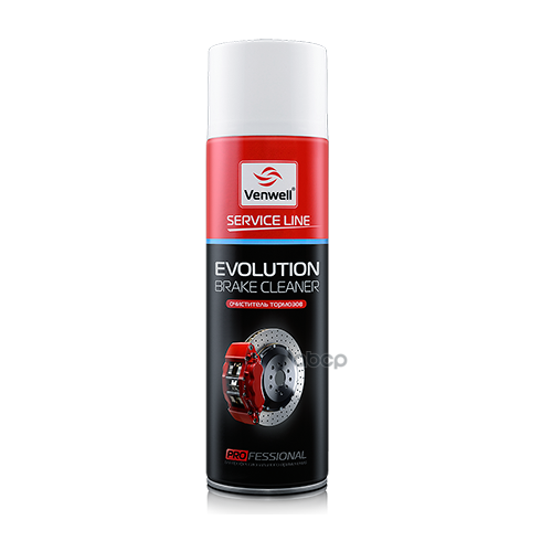Venwell Очиститель Тормозов Evolution Brake Cleaner, 600 Мл Venwell арт. VW-SL-005RU