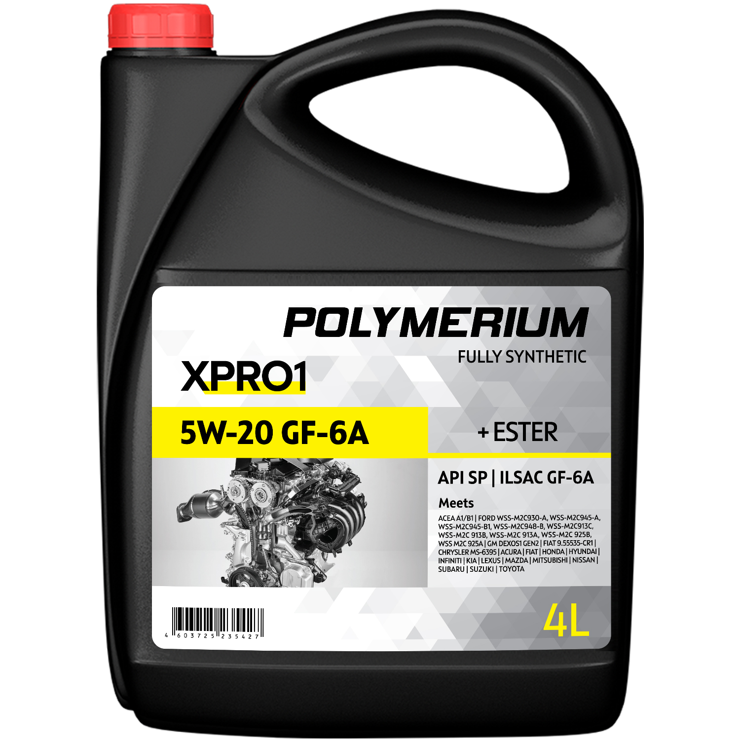 Моторное масло POLYMERIUM XPRO1 5W-20 GF-6A SP 4L