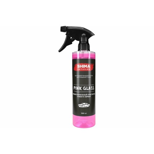 SHIMA Очиститель стекол и зеркалDETAILER PINK GLASS 500 мл, 4603740920094