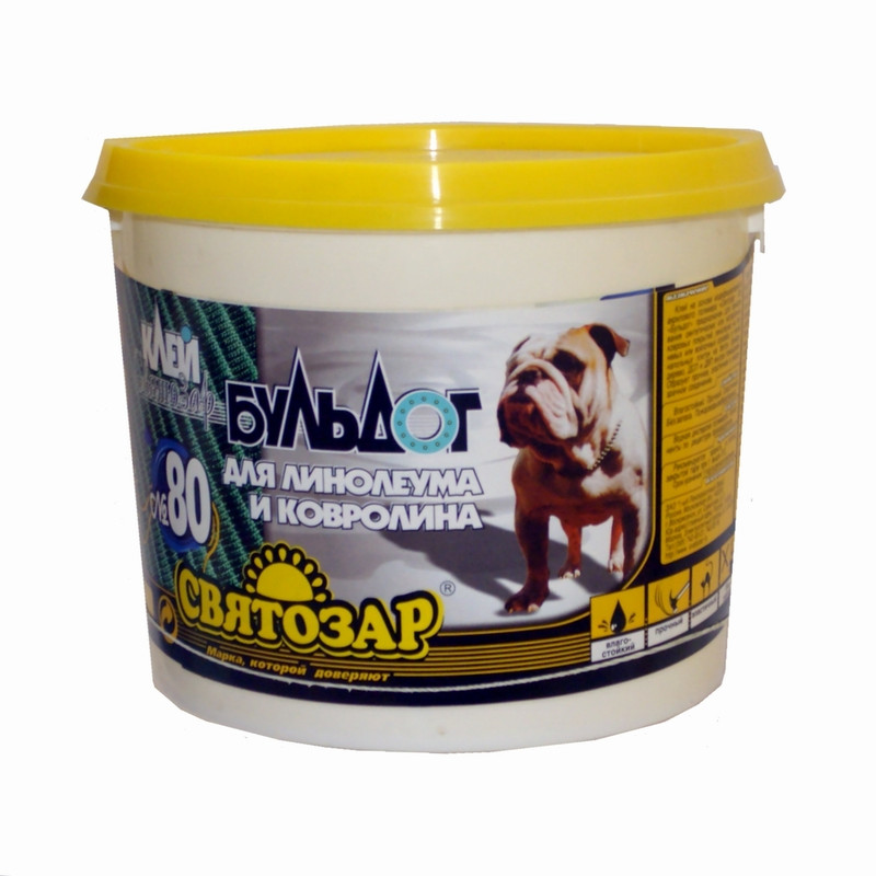 Клей для ковролина и линолиума Finlux Святозар-80 готовый, влагостойкий, 1,2 кг