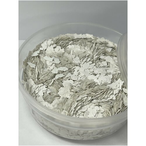 Флоки (чипсы) Набор № 1 Белый, 10 кв.м.