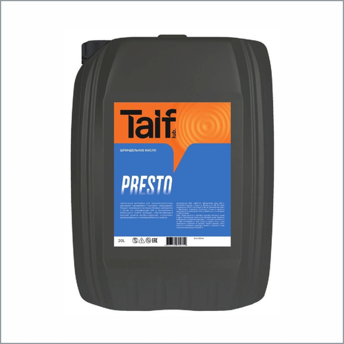 Шпиндельное масло TAIF PRESTO 15, 20л