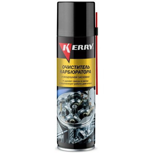 Очиститель Карбюратора И Воздушной Заслонки (Аэрозоль) (335 Мл.) Kerry арт. KR-910