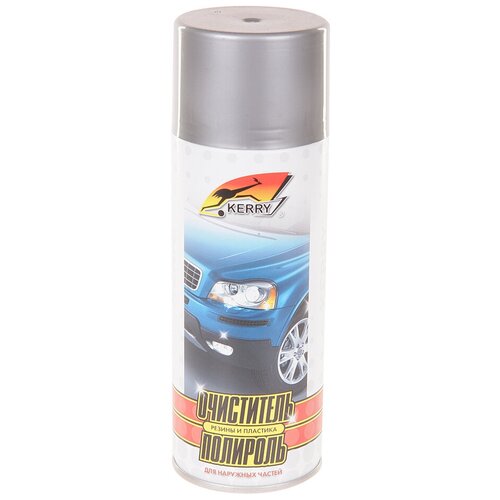 Очиститель-Полироль Пластика Для Наружных Частей, Аэрозоль, 520 Мл. Kerry Kr-950 Kerry арт. KR-950