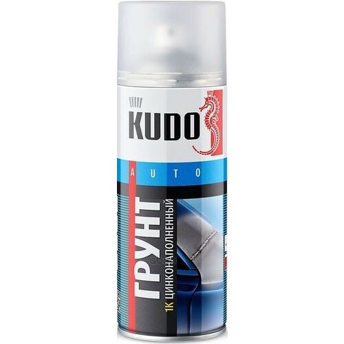 Грунт Спрей 1К Цинконаполненный Серый, 520 Мл. Kudo Ku-2301 Kudo арт. KU-2301