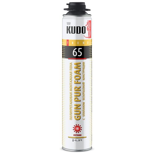 Пена монтажная профессиональная Kudo Trend 65++, зимняя, 1000 мл