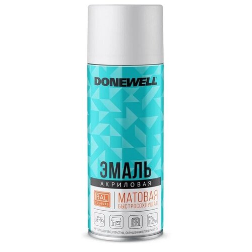 DONEWELL DW-A9003M Эмаль DONEWELL универсальная акриловая RAL 9003, белая матовая