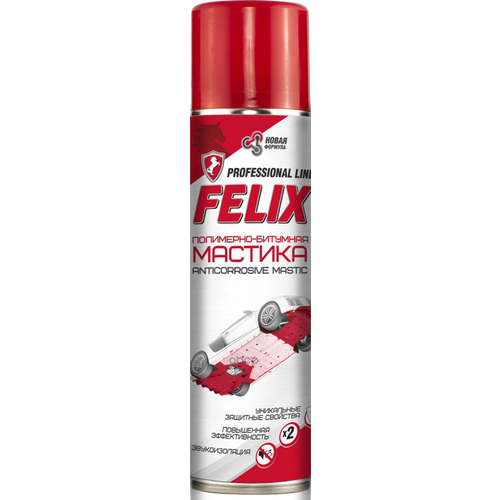 Мастика Полимерно-Битумная Felix, 650 Мл (Аэрозоль) Felix арт. 411040023