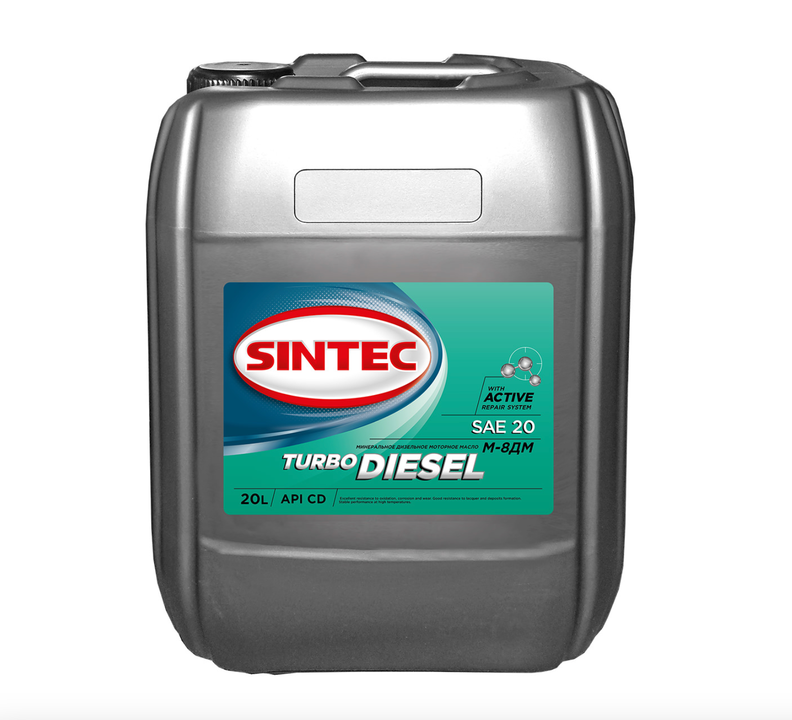 Моторное масло SINTEC Турбо Дизель М-8ДМ SAE 20 API CD 20л