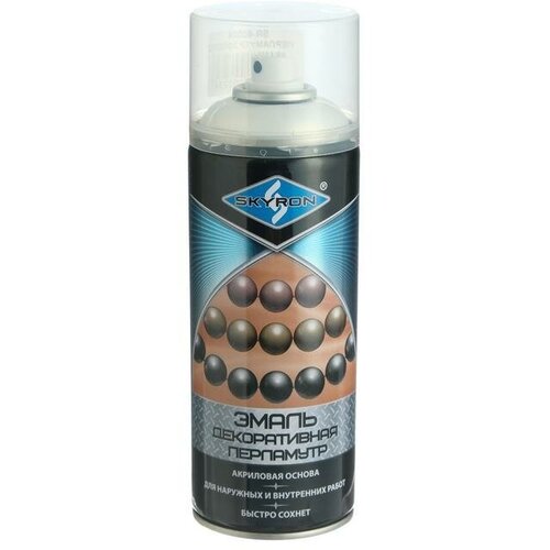 SKYRON Эмаль универсальная акриловая SKYRON, золото перламутровая, 520 мл. Skyron - 1