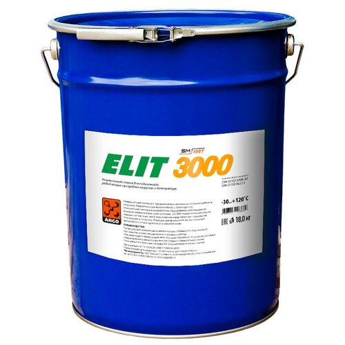 Смазка многоцелевая индустриальная TermoLit 3000 EP2 евроведро 18 кг