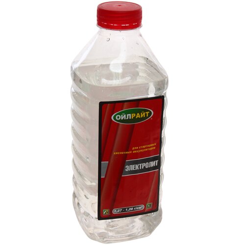 Электролит Oilright 1 кг, 1.28 г/куб.см, пэт канистра 5500