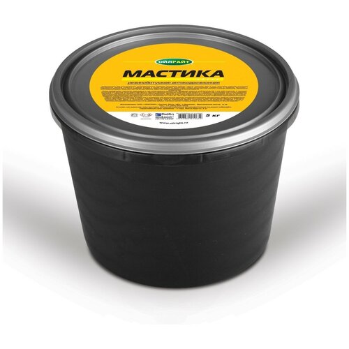 Мастика OILRIGHT резинобитумная антикоррозионная 5 кг ведро