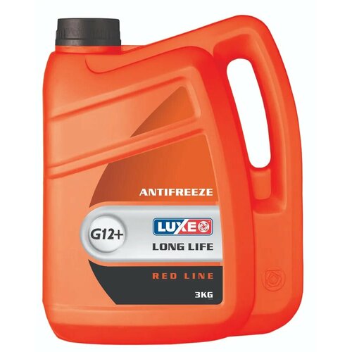 Антифриз, Luxe, 641, Long Life, красный, G12+, 3 л.
