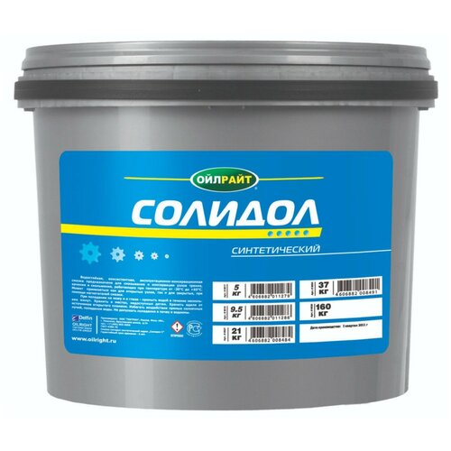 Смазка OILRIGHT Солидол синтетический 5кг ведро