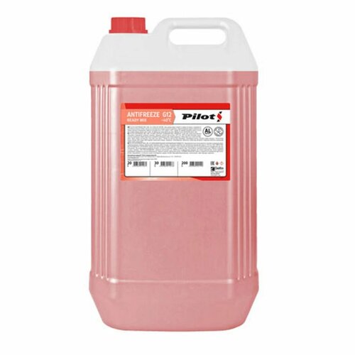 Антифриз Pilots G12 красный -40°С 30 кг