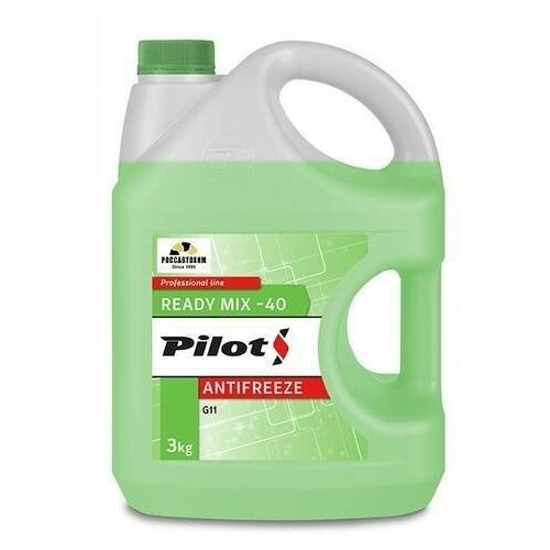 PILOTS антифриз GREEN LINE -40 3 л