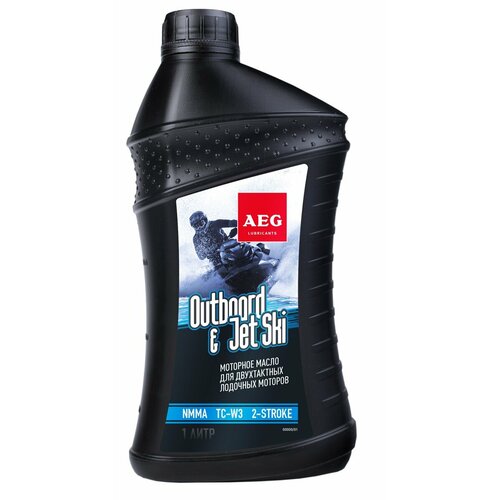 Моторное масло AEG Lubricants Outboard&JetSki 2Т Oil для 2Т лодочных моторов NMMA TC-W3 1л