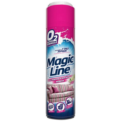 Активный пенный очиститель RUNWAY MagicLine ML5001, для ковров и мягкой мебели, 650мл