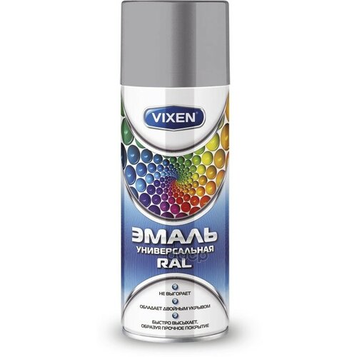 Краска-Спрей Vixen Vx-17040 Эмаль Универс. Серая 520Мл Ral7040 (12Шт/Уп) Vixen арт. VX17040