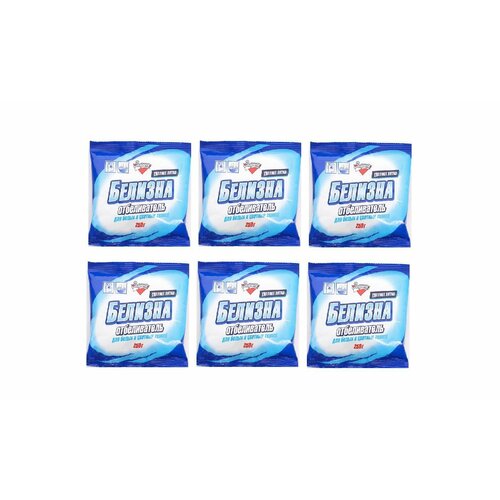 Золушка Отбеливатель для всех видов ткани "Белизна", 250 гр, 6 штук