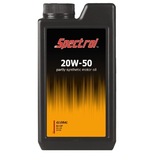 Моторное масло Spectrol Global 20W-50 Sj/cf, 1 л 9123 .