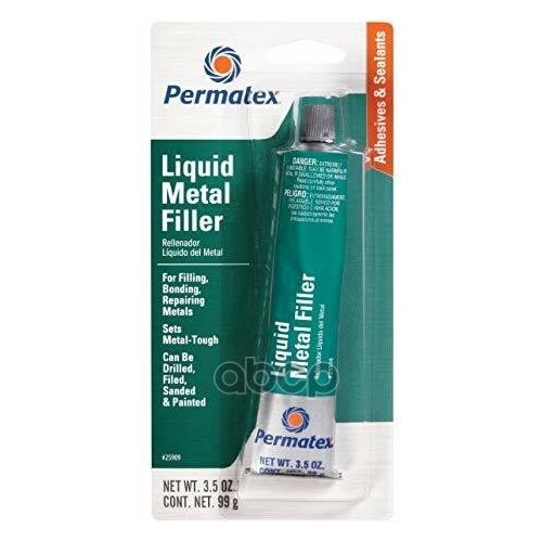 25909 Permatex Клейшпатлевка Жидкая сталь в тюбике 99гр PERMATEX Permatex 25909
