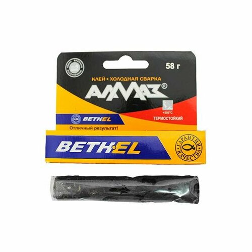 Клей Алмаз "Холодная сварка" Термостойкий (блистер 58 г)