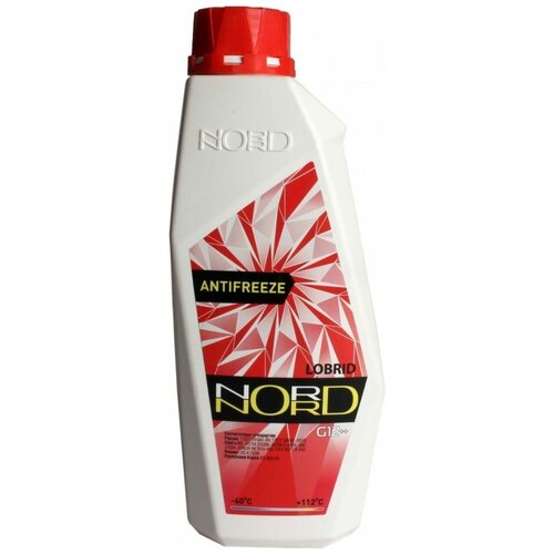 Антифриз Nord High Quality Antifreeze Готовый -40C Красный 1 Кг Nr 20225 nord арт. NR 20225